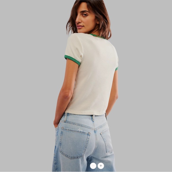 MOTHER THE ITTY BITTY RINGER T-SHIRT - Picture 2 of 9